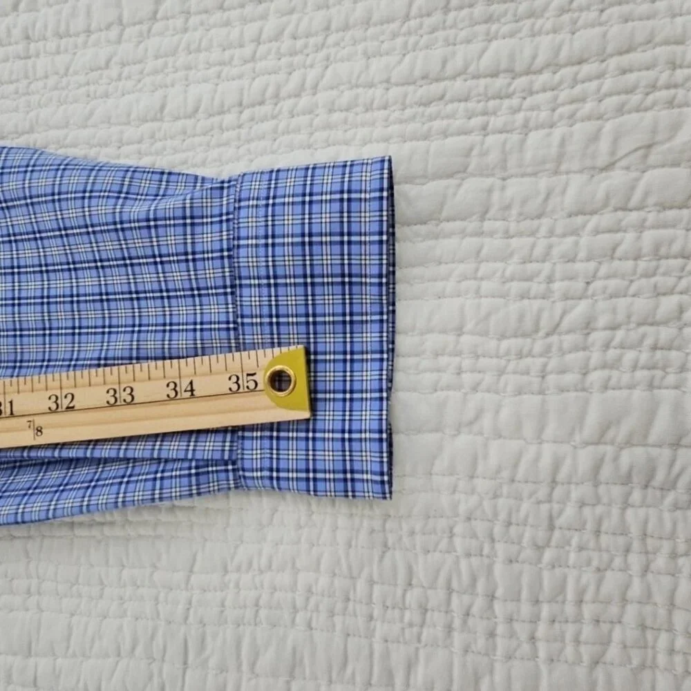 Polo Ralph Lauren Performance Shirt Men's XL Blue Plaid‎ Classic Fit Wicking NEW